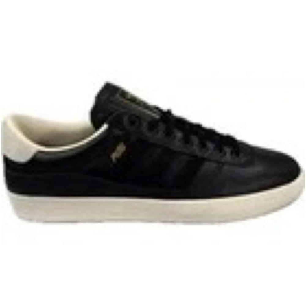 Adidas Men's Puig Indoor Core Black Leather Skatebording Shoes ID1745